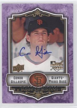 2009 Upper Deck A Piece of History - [Base] - Violet Autographs #102 - Conor Gillaspie