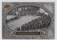 Historical Moments - National League Established