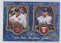 Lance Berkman, Josh Hamilton #/999