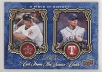 Lance Berkman, Josh Hamilton #/999