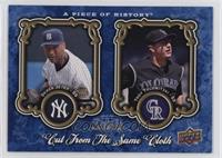 Derek Jeter, Troy Tulowitzki [EX to NM] #/999