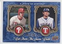 Chase Utley, Ian Kinsler #/999