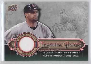 2009 Upper Deck A Piece of History - Franchise History - Jersey #FH-AP - Albert Pujols