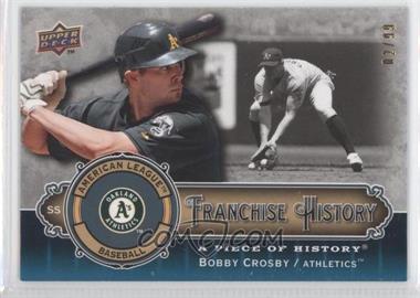 2009 Upper Deck A Piece of History - Franchise History - Turquoise #FH-BC - Bobby Crosby /99