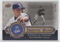 Zack Greinke #/999