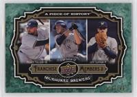 Prince Fielder, Ryan Braun, Jeff Suppan #/149