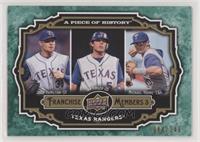 Josh Hamilton, Ian Kinsler, Michael Young #/149