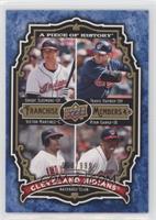 Grady Sizemore, Travis Hafner, Victor Martinez, Ryan Garko #/999