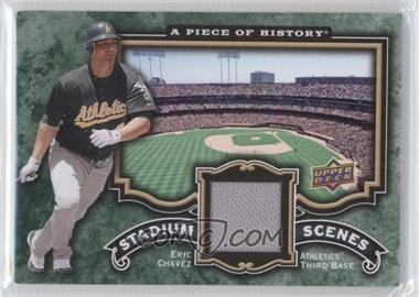 2009 Upper Deck A Piece of History - Stadium Scenes - Jersey #SS-EC - Eric Chavez