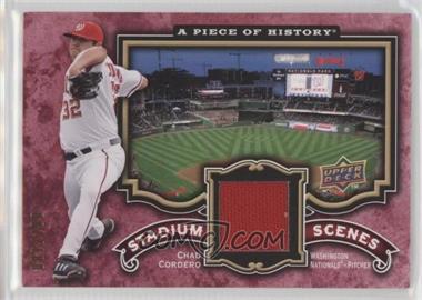 2009 Upper Deck A Piece of History - Stadium Scenes - Red Jersey #SS-CO - Chad Cordero /180