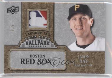 2009 Upper Deck Ballpark Collection - 1-Player Single Swatch - Laundry Tags #JA-JB - Jason Bay /5