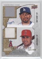 Emerging Stars Dual Swatch Memorabilia - Matt Kemp, Juan Rivera #/400