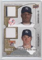 Teammate Timelines Dual Swatch - Robinson Cano, Ross Ohlendorf #/400