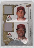 Teammate Timelines Dual Swatch - Brandon Webb, Chris Young #/500