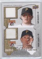 Teammate Timelines Dual Swatch - Nate McLouth, Freddy Sanchez #/400