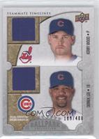 Teammate Timelines Dual Swatch - Kerry Wood, Derrek Lee #/400