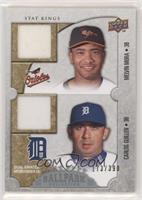 Stat Kings Dual Swatch Memorabilia - Melvin Mora, Carlos Guillen #/390