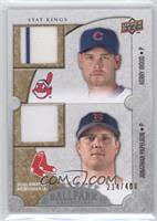 Stat Kings Dual Swatch Memorabilia - Kerry Wood, Jonathan Papelbon #/400