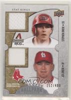 Stat Kings Dual Swatch Memorabilia - Stephen Drew, J.D. Drew #/400