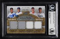 AL/NL Stars Quad Swatch Memorabilia - Chad Billingsley, Chien-Ming Wang, Jonath…