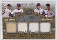 Teammate Timelines Quad Swatch - Daisuke Matsuzaka, Josh Hamilton, Nolan Ryan, …