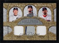 AL/NL Stars Six Swatch Memorabilia - Jim Thome, Todd Helton, Kevin Youkilis, Ju…