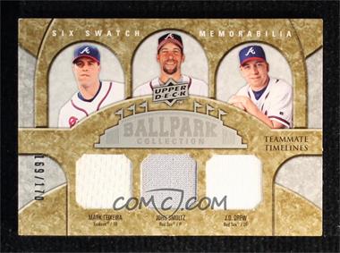 2009 Upper Deck Ballpark Collection - [Base] #324 - Teammate Timelines Six Swatch - Mark Teixeira, John Smoltz, J.D. Drew, Chipper Jones, Brian McCann, Jeff Francoeur /170