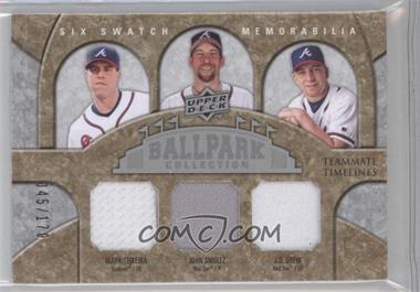 2009 Upper Deck Ballpark Collection - [Base] #324 - Teammate Timelines Six Swatch - Mark Teixeira, John Smoltz, J.D. Drew, Chipper Jones, Brian McCann, Jeff Francoeur /170