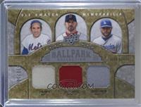 Stat Kings Six Swatch Memorabilia - Yogi Berra, Jason Varitek, Russell Martin, …