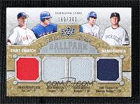 Emerging Stars Eight Swatch Memorabilia - Jhonny Peralta, Jonathan Papelbon, Jo…