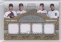 Stat Kings Eight Swatch Memorabilia - John Maine, Scott Kazmir, Jake Peavy, Jus…