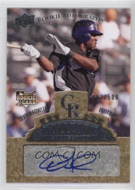 2009 Upper Deck Ballpark Collection - [Base] #77 - Rookie Autographs - Dexter Fowler /500