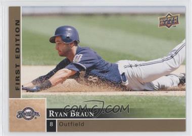 2009 Upper Deck First Edition - [Base] #168 - Ryan Braun