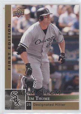 2009 Upper Deck First Edition - [Base] #323 - Jim Thome
