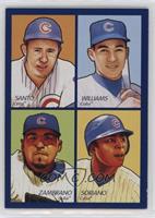 Ron Santo, Billy Williams, Carlos Zambrano, Alfonso Soriano