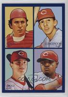 Johnny Bench, Dave Concepcion, Jay Bruce, Brandon Phillips