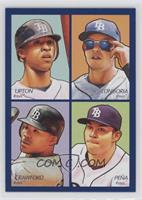 B.J. Upton, Evan Longoria, Carl Crawford, Carlos Pena