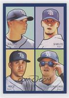 Scott Kazmir, James Shields,  David Price, Evan Longoria