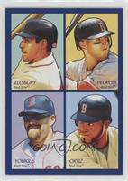 Jacoby Ellsbury, Dustin Pedroia, Kevin Youkilis, David Ortiz