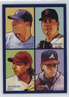 Andy Pettitte, Curt Schilling, Randy Johnson, Tom Glavine