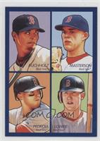 Clay Buchholz, Justin Masterson,  Dustin Pedroia, Jed Lowrie