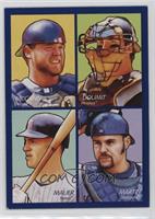 Brian McCann, Ryan Doumit,Joe Mauer,  Russell Martin