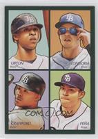 B.J. Upton, Evan Longoria, Carl Crawford, Carlos Pena