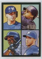 Ryan Braun, Prince Fielder, Bill Hall, J.J. Hardy