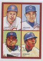 Ron Santo, Billy Williams, Carlos Zambrano, Alfonso Soriano