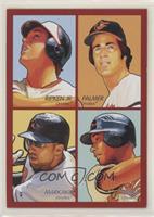 Cal Ripken Jr., Jim Palmer, Nick Markakis, Melvin Mora