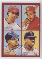 Ryan Ludwick, Ozzie Smith, Albert Pujols, Bob Gibson [EX to NM]