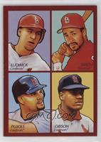 Ryan Ludwick, Ozzie Smith, Albert Pujols, Bob Gibson