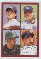 Chien-Ming Wang, Derek Jeter, Jose Reyes, Johan Santana