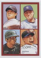 Chien-Ming Wang, Derek Jeter, Jose Reyes, Johan Santana